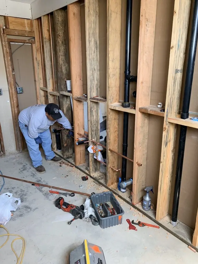 Commercial rough-in plumbing for Gas Line Repair in Northwood